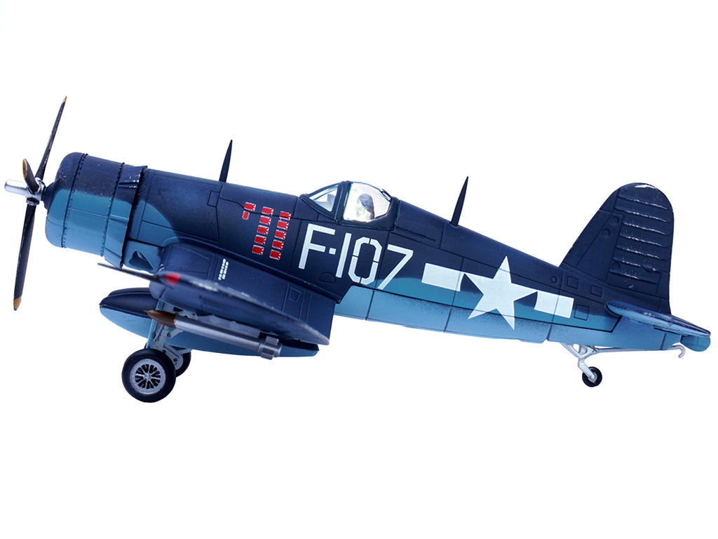 Vought F4U-1D Corsair Fighter Plane "1st Lt. Phillip DeLong Marine Fighter Squadron (VMF-224)" (1945) 1/72 Diecast Airplane Model by Legion - image 2