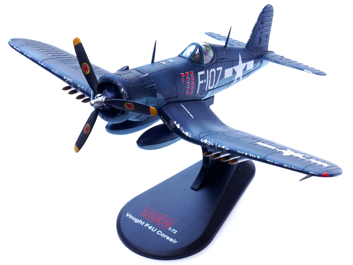 Vought F4U-1D Corsair Fighter Plane "1st Lt. Phillip DeLong Marine Fighter Squadron (VMF-224)" (1945) 1/72 Diecast Airplane Model by Legion - image 5