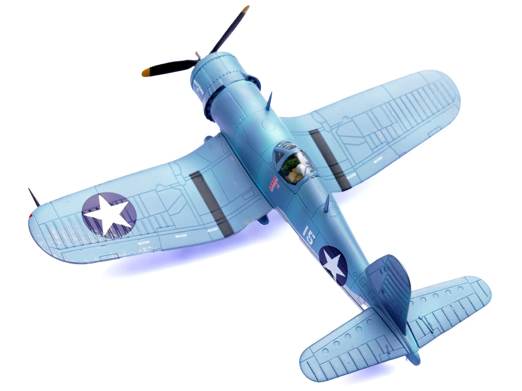 Vought F4U-1 Corsair Fighter Plane "Daphne 'C' 2nd Lt. James N. Cupp VMF-213 Hell Hawks Guadalcanal" (1943) United States Marines 1/72 Diecast Model Airplane by Legion - image 4