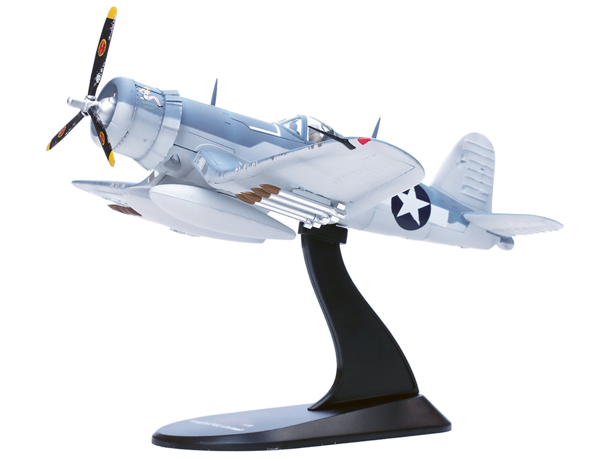 Vought F4U-1A Corsair Fighter Aircraft "Marines Dream Capt. Edwin Olander VMF-214 Black Sheep Vella Lavella Solomon Islands" (1943) United States Marine Corps 1/72 Diecast Model by Legion - image 4