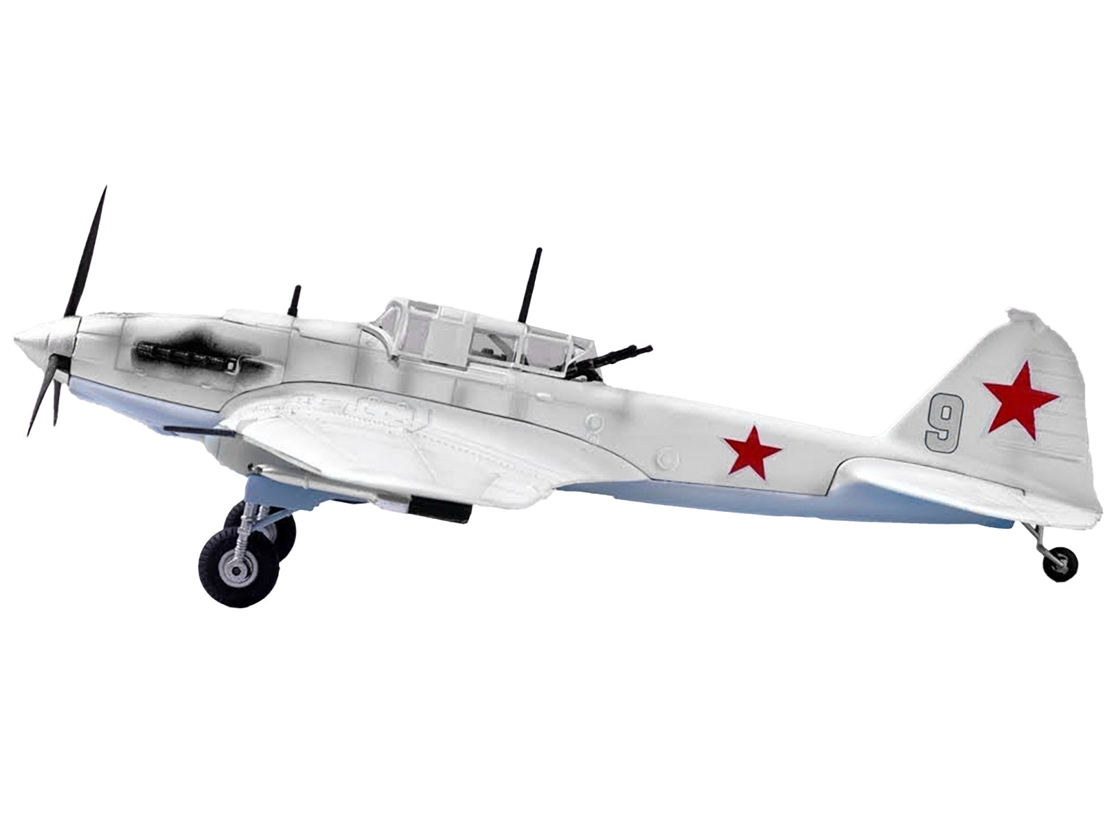 Ilyushin IL-2 Shturmovik Aircraft White "3rd Squadron 505th Air Assault Regiment 226th Air Assault Division Battle of Stalingrad" (1942) Soviet Air Force 1/72 Diecast Model Airplane by Legion - image 2