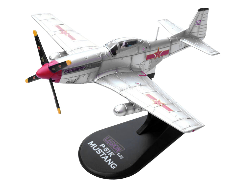 North American P-51D Mustang Aircraft "Captured from Chinese Nationalist Forces Chinese People's Revolution Military Museum" People's Liberation Army Air Force 1/72 Diecast Model Airplane by Legion - image 5