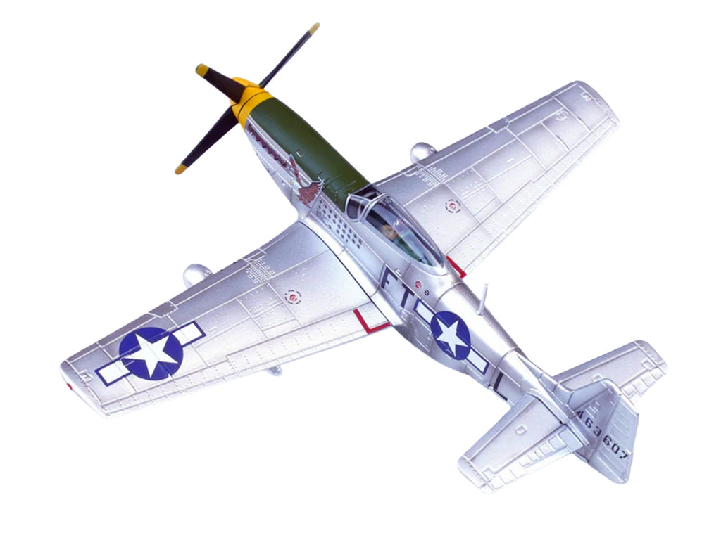 North American P-51D Mustang Aircraft "Feeble Eagle 18.5-victory Ace Glenn Eagleston 353rd Fighter Squadron 354th Fighter Group Ninth Air Force" (1945) United States Army Air Forces 1/72 Diecast Model Airplane by Legion - image 4
