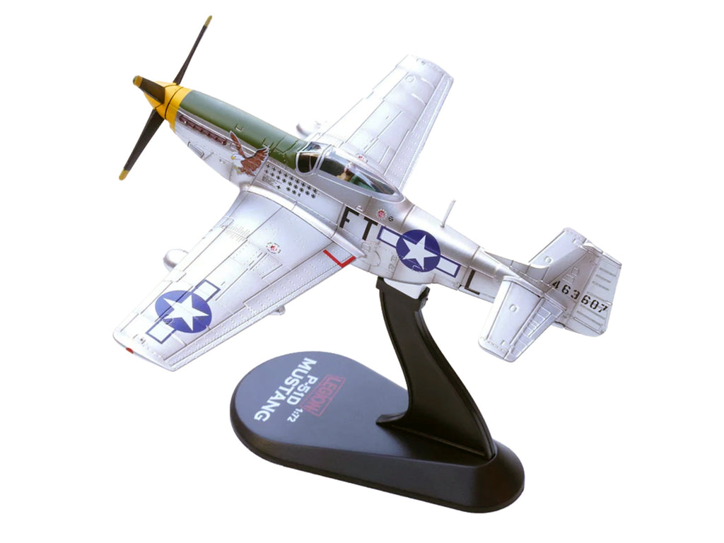 North American P-51D Mustang Aircraft "Feeble Eagle 18.5-victory Ace Glenn Eagleston 353rd Fighter Squadron 354th Fighter Group Ninth Air Force" (1945) United States Army Air Forces 1/72 Diecast Model Airplane by Legion - image 5