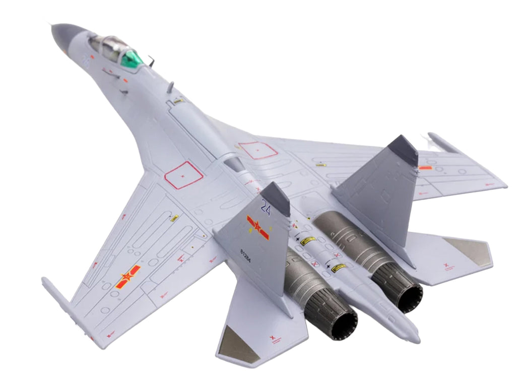 Shenyang J-11BH Yinglong Aircraft "Blue 24" (2014) People’s Liberation Army Navy Air Force 1/100 Diecast Model Airplane by Legion - image 2