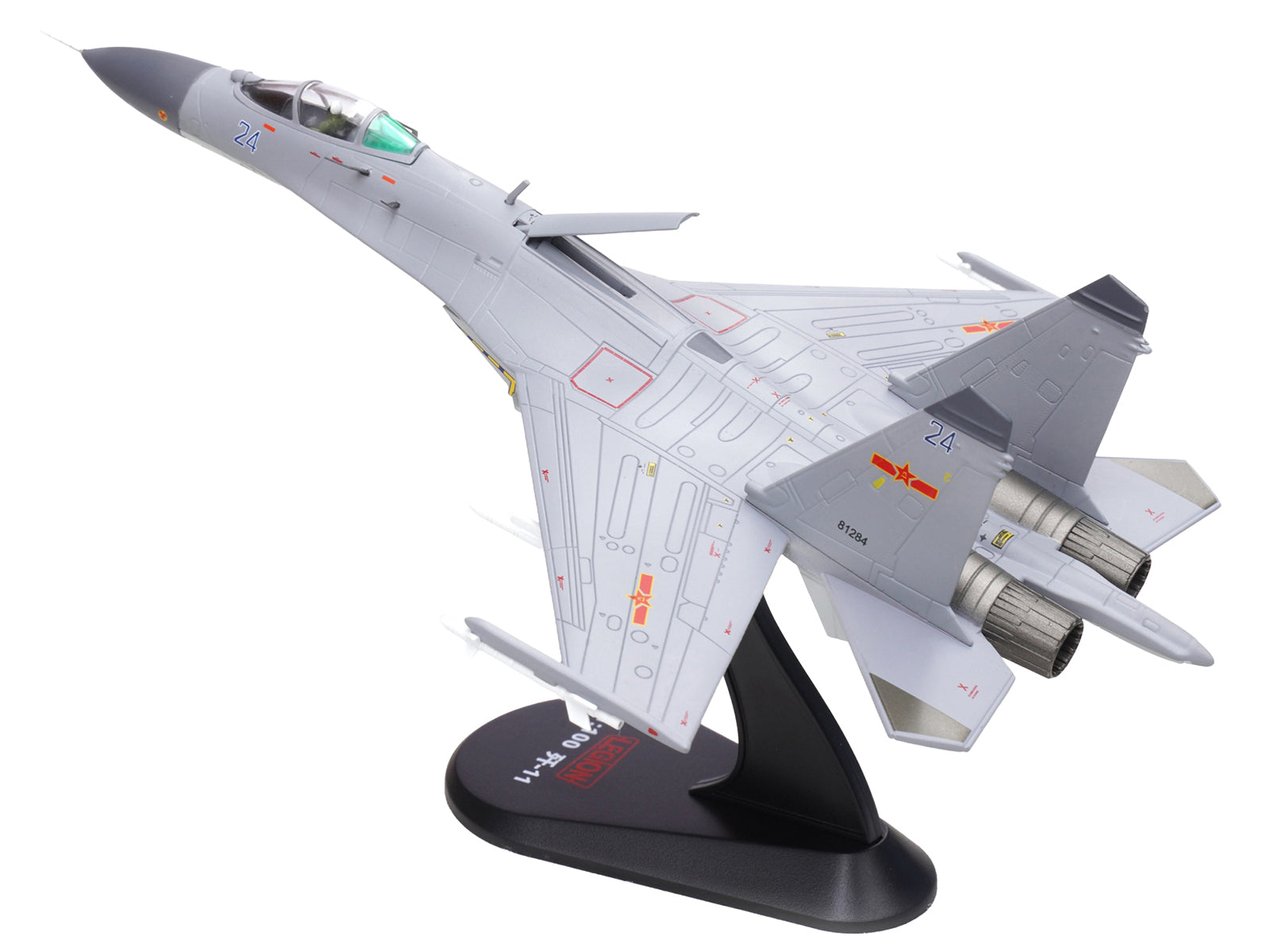 Shenyang J-11BH Yinglong Aircraft "Blue 24" (2014) People’s Liberation Army Navy Air Force 1/100 Diecast Model Airplane by Legion - image 5