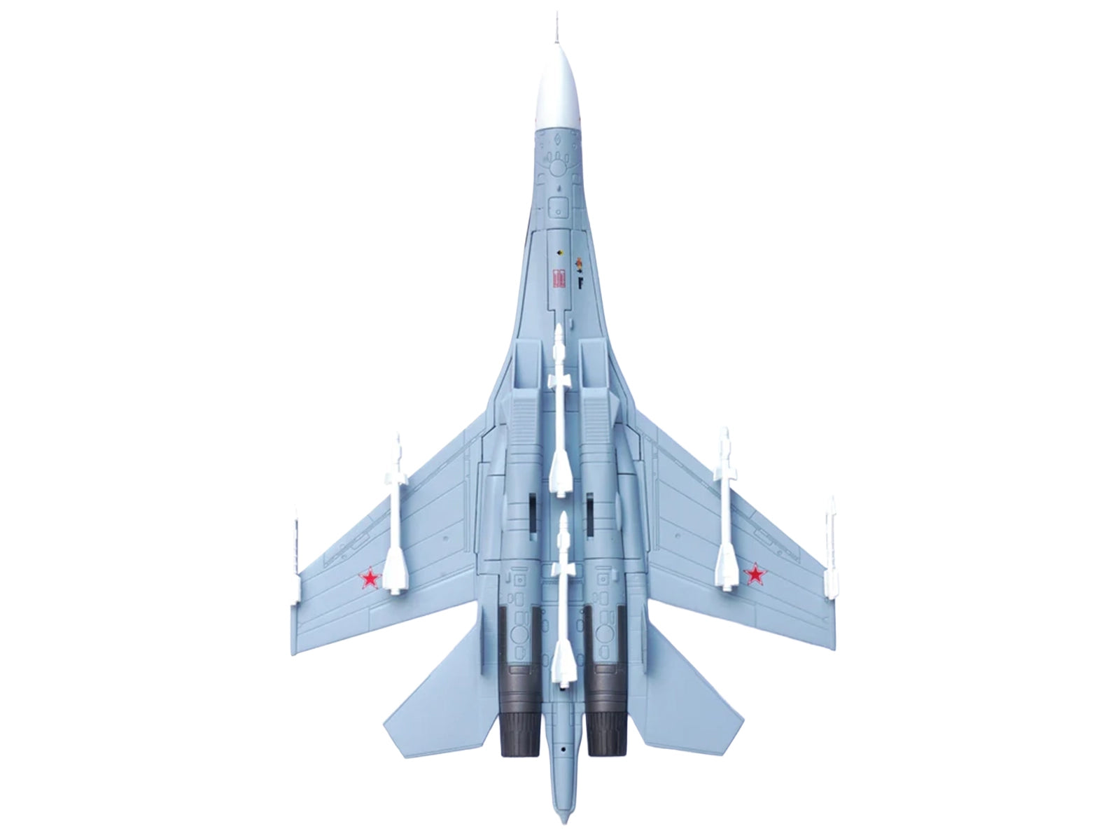 Sukhoi Su-27 Flanker-B Aircraft "Blue 388 Paris Air Show" (1989) Soviet Air Force 1/100 Diecast Model Airplane by Legion - image 4