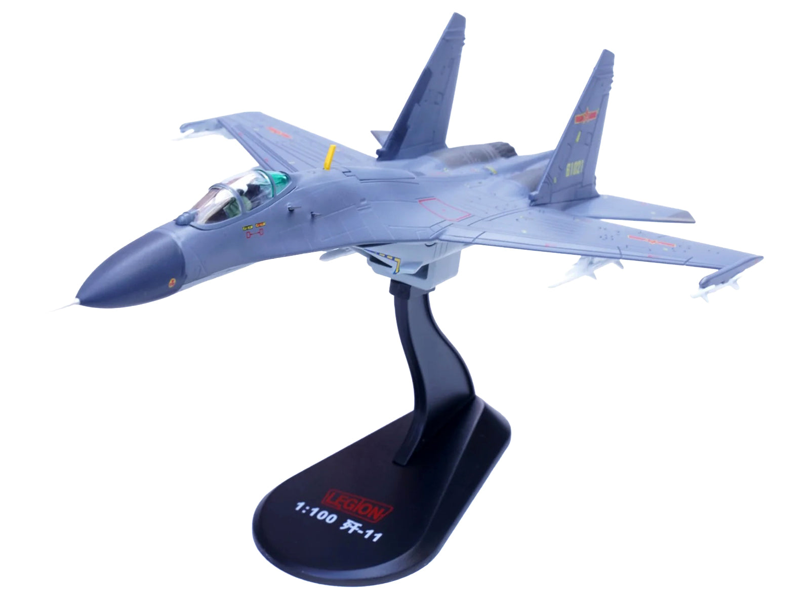 Shenyang J-11B Yinglong Aircraft "61021 Northern Theater Command" (2019) People's Liberation Army Air Force 1/100 Diecast Model Airplane by Legion - image 5