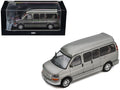 GMC Savana Explorer Limited SE Van Gray Metallic 1/64 Diecast Model Car by Shadow