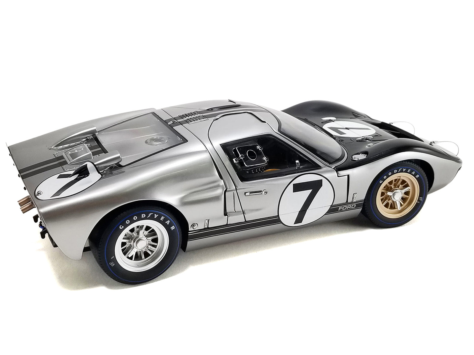 Ford GT40 MKII-B #7 Graham Hill - Brian Muir "Alan Mann Racing" "24 Hours of Le Mans" (1966) "Masterpiece Collection" 1/12 Diecast Model Car by ACME - image 5