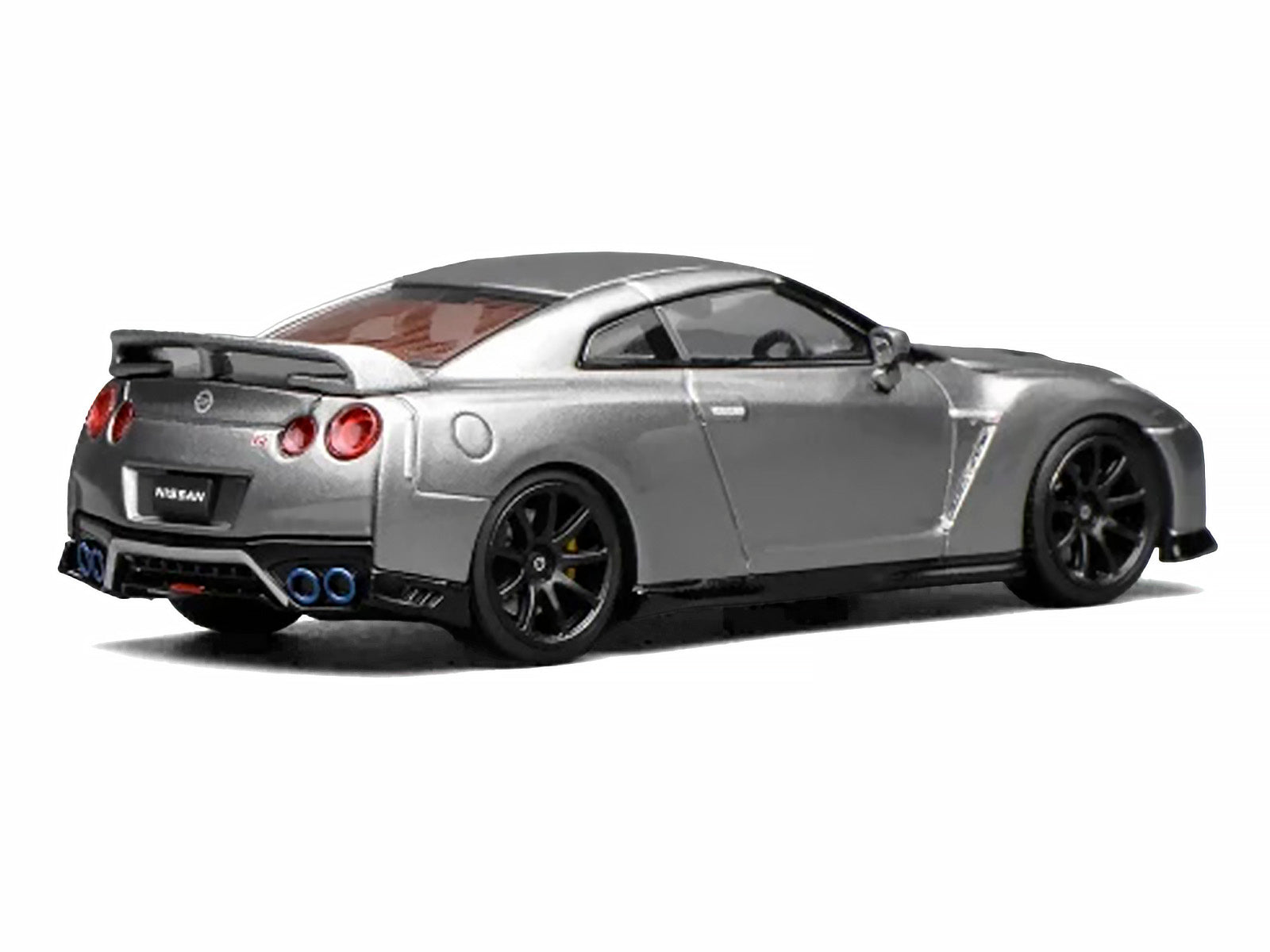 2020 Nissan GT-R (R35) Track Edition Engineered by NISMO RHD (Right Hand Drive) Dark Metal Gray Metallic "Senior 64" Series 1/64 Diecast Model Car by MotorHelix - image 4