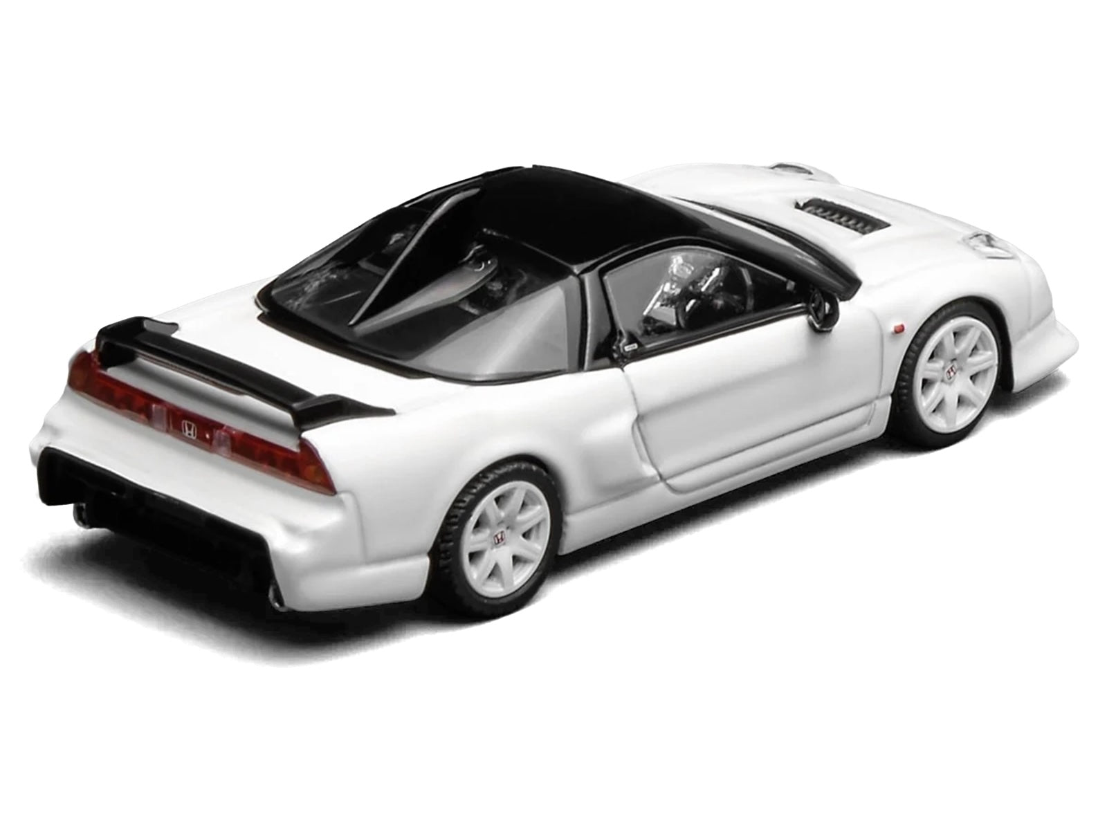 Honda NSX-R GT RHD (Right Hand Drive) Championship White with Black Top "Intern 64" Series 1/64 Diecast Model Car by MotorHelix - image 5