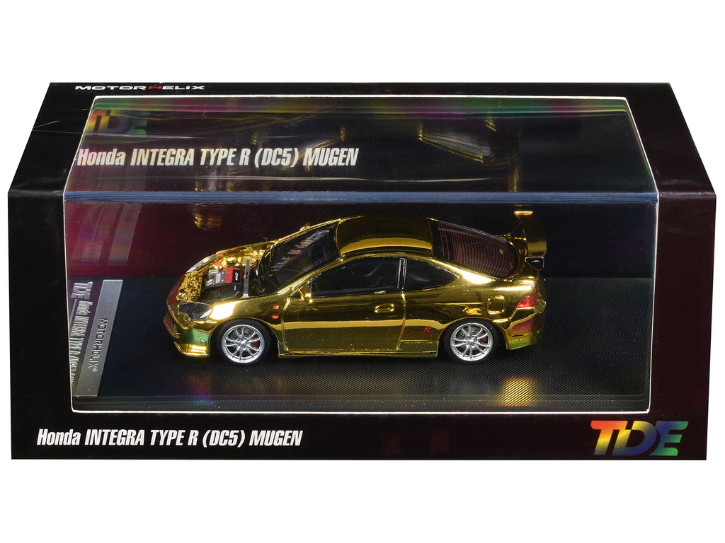 Honda Integra Type R (DC5) MUGEN RHD (Right Hand Drive) Gold Chrome "Thailand Diecast Expo 2026 Event Model" 1/64 Diecast Model Car by MotorHelix
