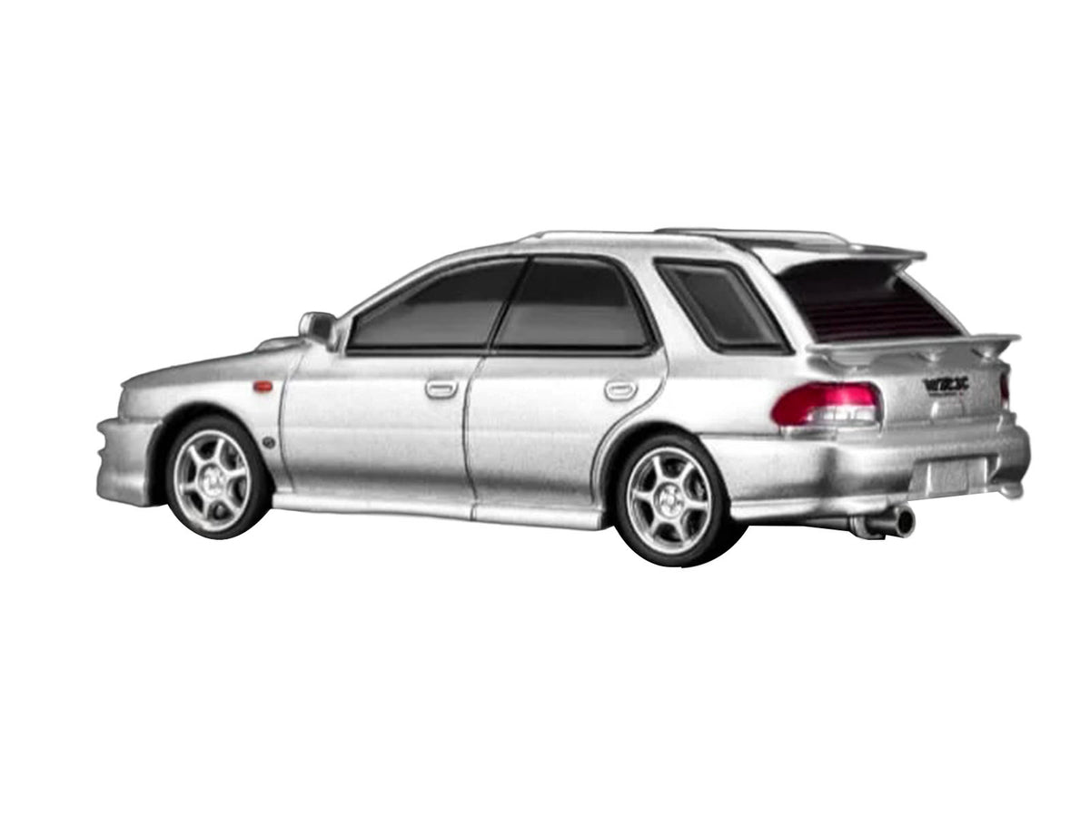 Subaru Impreza WRX STi Wagon Version VI RHD (Right Hand Drive) Arctic Silver Metallic 1/64 Diecast Model Car by MotorHelix - image 5