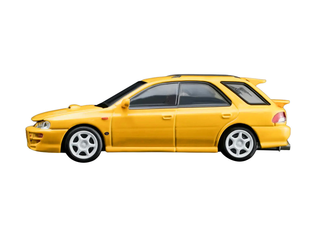 Subaru Impreza WRX STi Wagon Version VI RHD (Right Hand Drive) Cashmere Yellow 1/64 Diecast Model Car by MotorHelix - image 3
