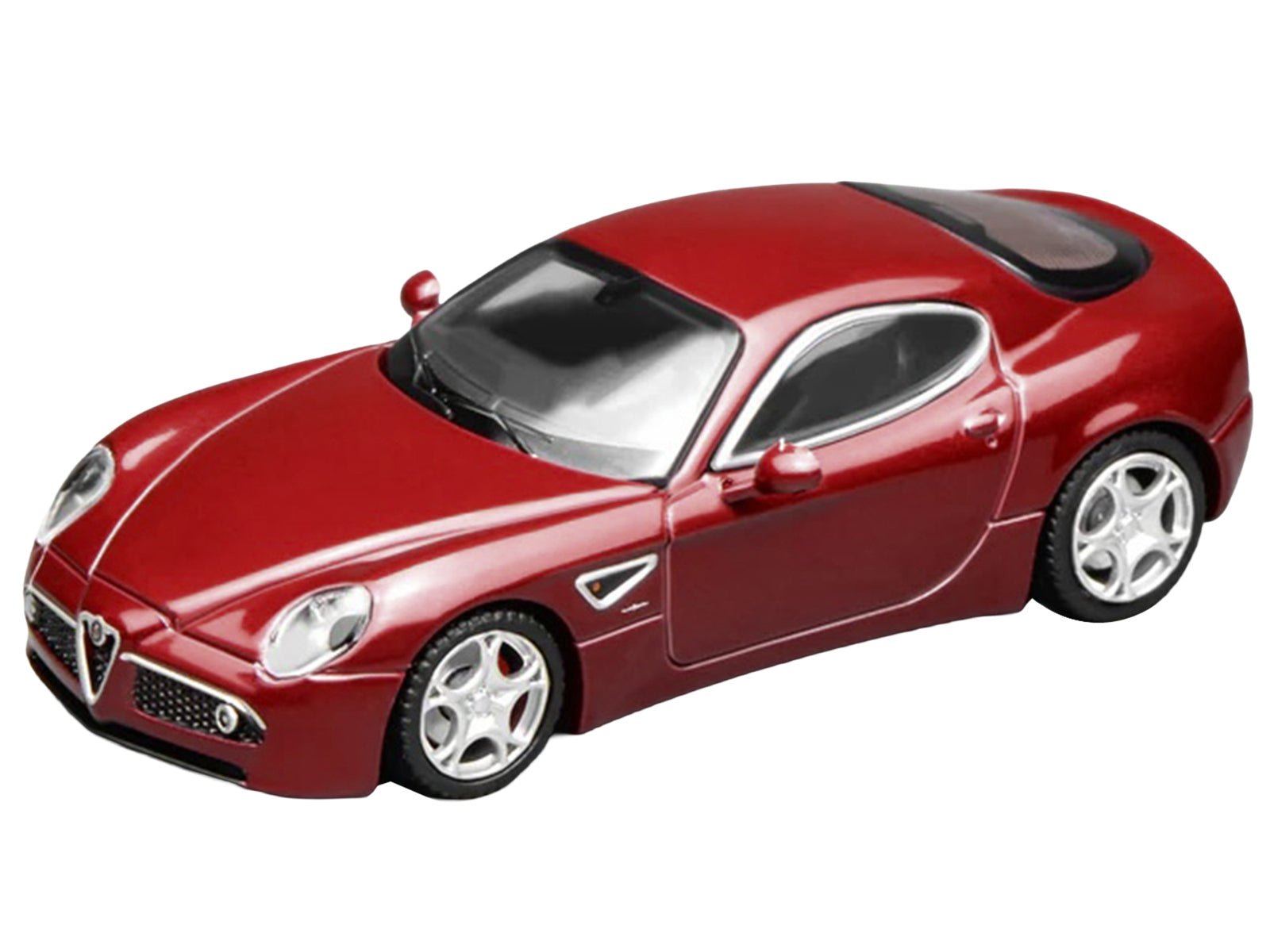 2008 Alfa Romeo 8C Competizione Competition Red Metallic 1/64 Diecast Model Car by MotorHelix - image 3