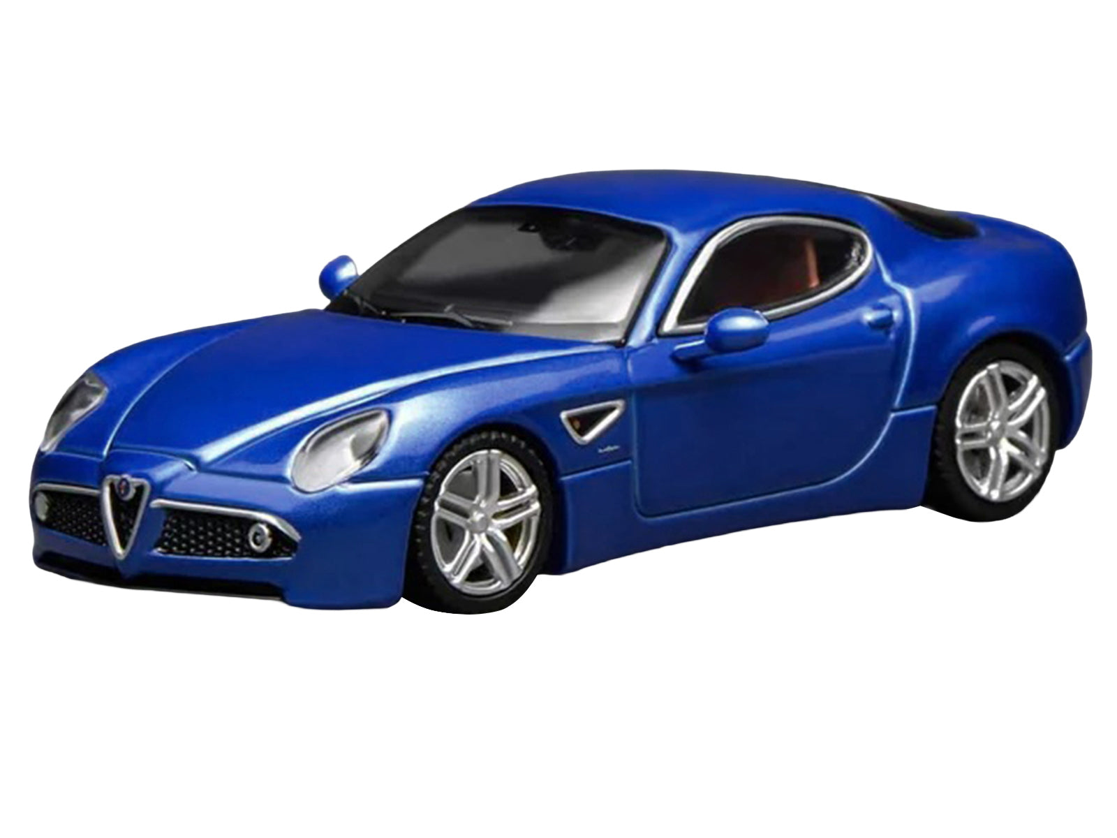 2008 Alfa Romeo 8C Competizione Blue Metallic 1/64 Diecast Model Car by MotorHelix - image 2