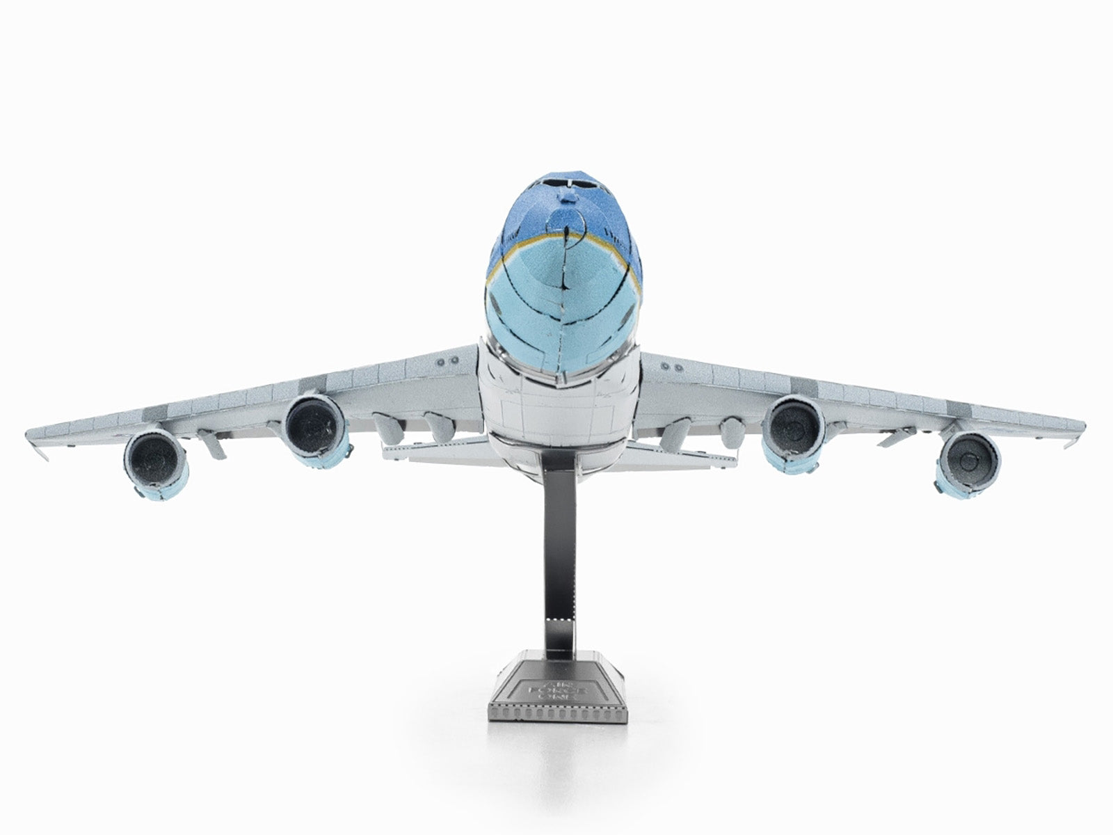 Model Kit Boeing 747 Transport Aircraft "Air Force One Presidential Plane" United States Air Force (Moderate Difficulty) Steel Model by Metal Earth - image 4