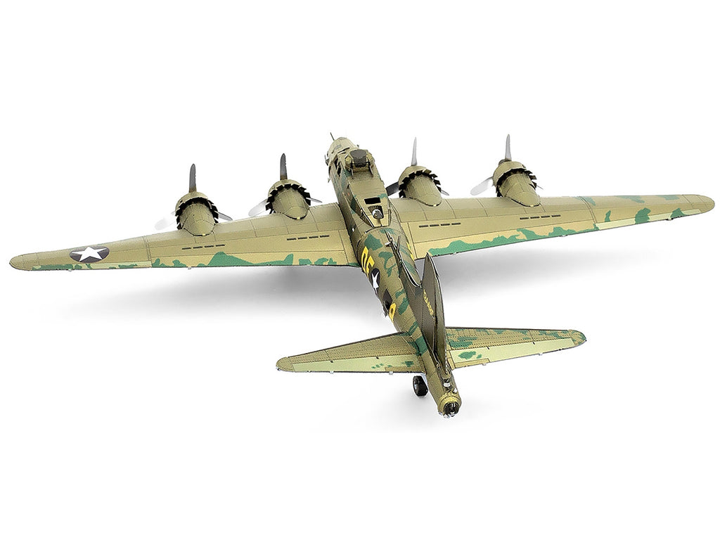 Model Kit Boeing B-17 Flying Fortress Bomber Aircraft "World War II" United States Army Air Forces (Challenging Difficulty) Steel Model by Metal Earth - image 3