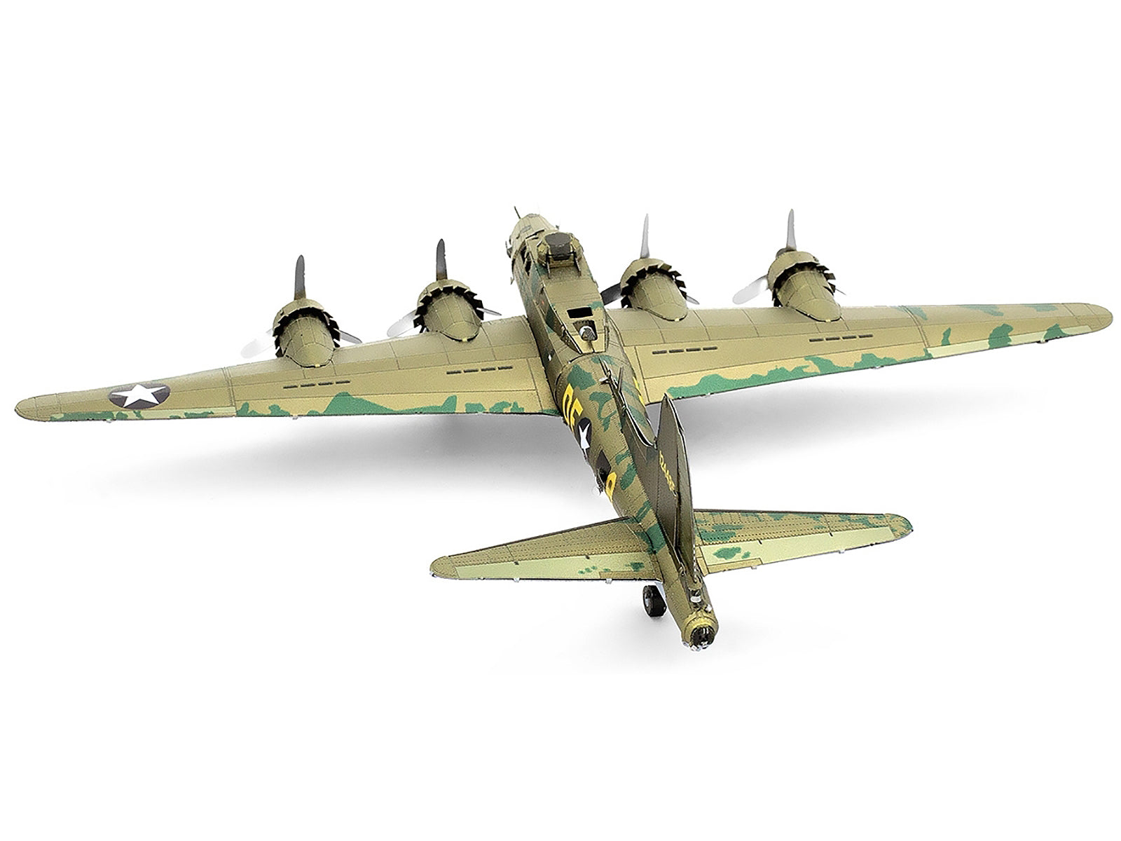 Model Kit Boeing B-17 Flying Fortress Bomber Aircraft "World War II" United States Army Air Forces (Challenging Difficulty) Steel Model by Metal Earth - image 3