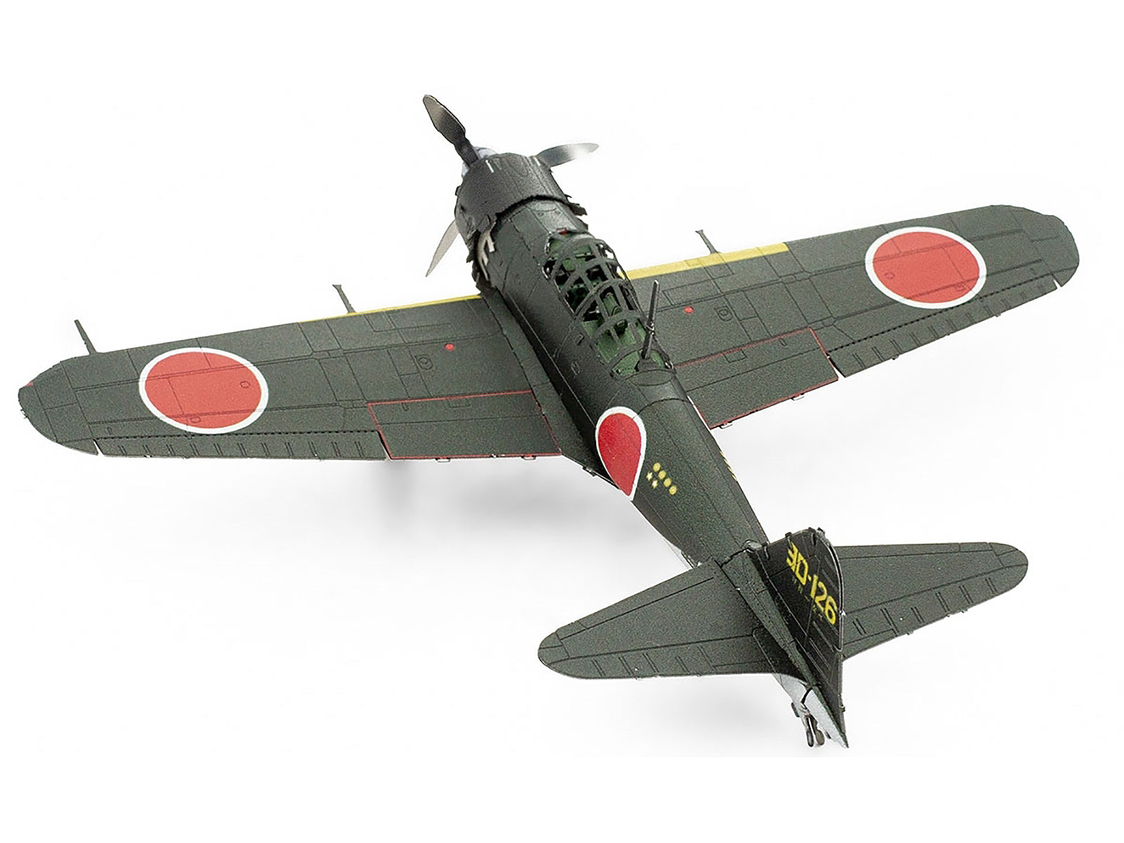 Model Kit Mitsubishi A6M Zero Fighter Aircraft "World War II" Imperial Japanese Navy (Moderate Difficulty) Steel Model by Metal Earth - image 3