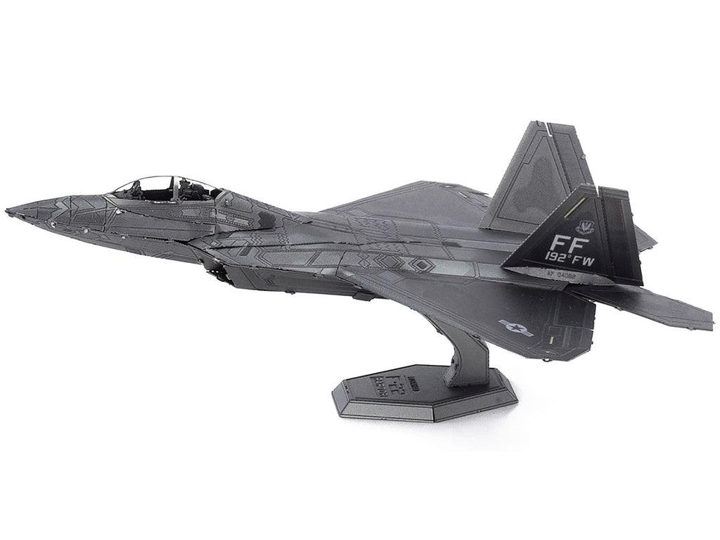 Model Kit Lockheed Martin F-22 Raptor Stealth Aircraft "United States Air Force" (Moderate Difficulty) Steel Model by Metal Earth - image 2