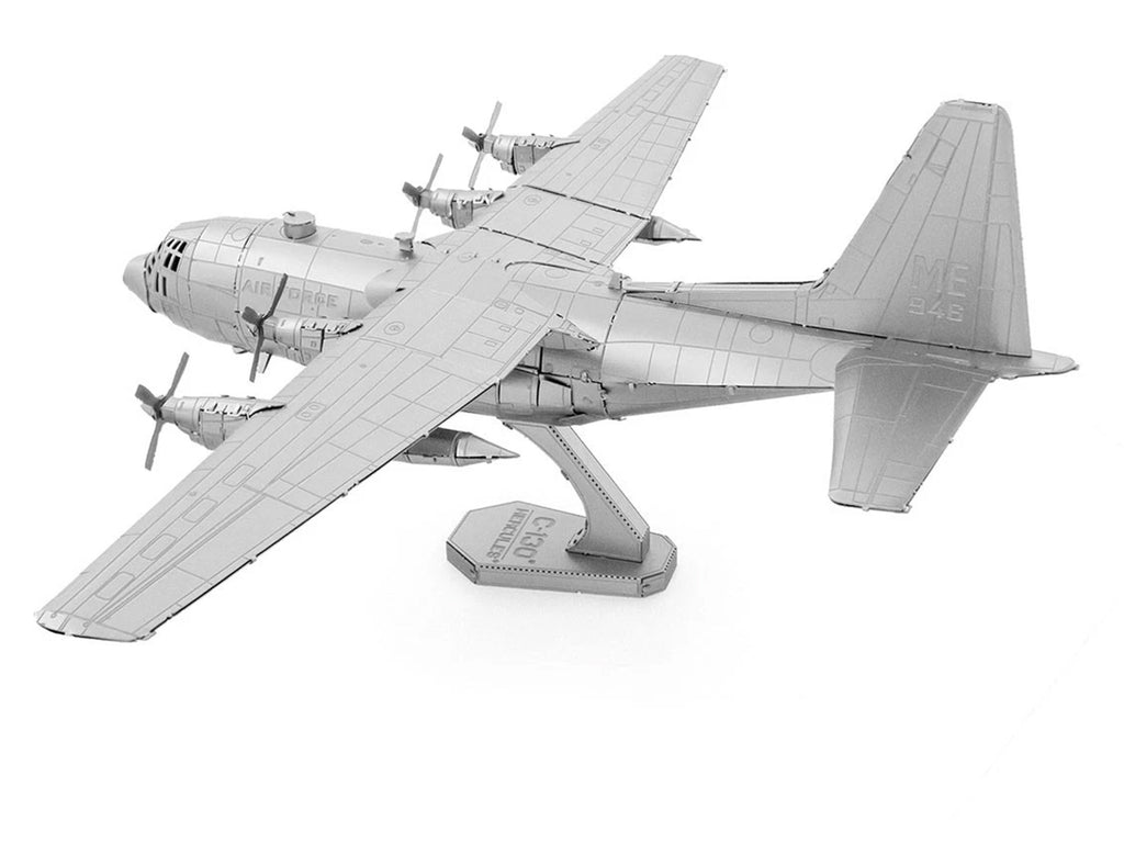 Model Kit Lockheed C-130 Hercules Transport Aircraft "United States Air Force" (Moderate Difficulty) Steel Model by Metal Earth - image 3