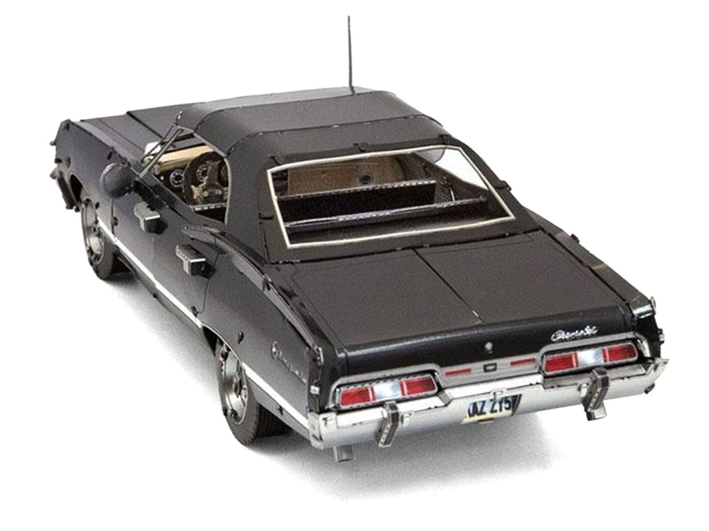 Model Kit 1967 Chevrolet Impala Black (Moderate Difficulty) Steel Model by Metal Earth