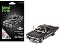 Model Kit 1967 Chevrolet Impala Black (Moderate Difficulty) Steel Model by Metal Earth