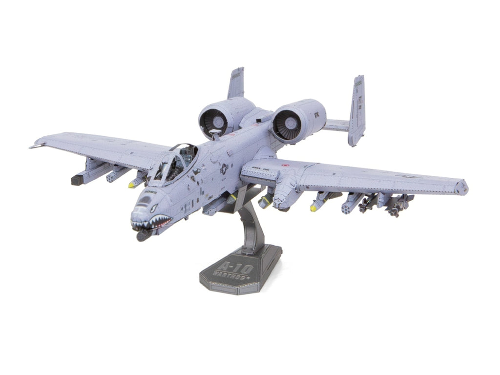 Model Kit Northrop Grumman A-10 "Warthog" Thunderbolt II Aircraft "United States Air Force" Gray (Moderate Difficulty) Steel Model by Metal Earth - image 2