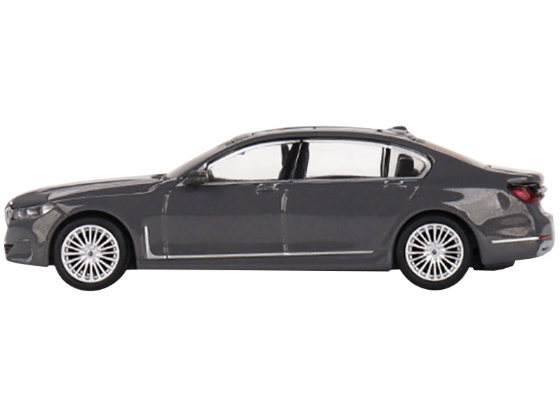 BMW 750Li xDrive Bernina Gray Amber Effect with Sunroof Limited Edition to 2400 pieces Worldwide 1/64 Diecast Model Car by Mini GT - image 2