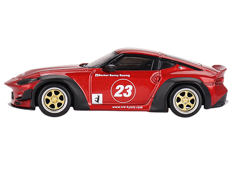 Nissan Z "Pandem" #23 Passion Red Metallic Limited Edition to 6600 pieces Worldwide 1/64 Diecast Model Car by Mini GT - image 2