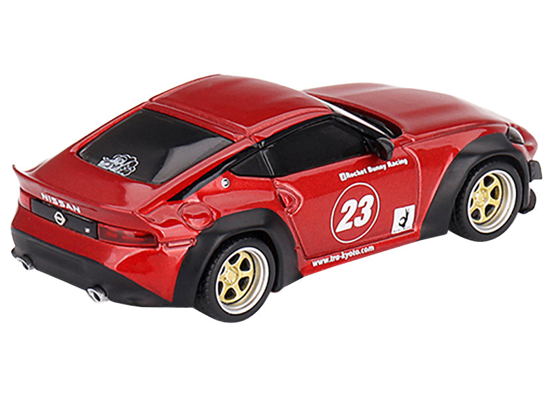 Nissan Z "Pandem" #23 Passion Red Metallic Limited Edition to 6600 pieces Worldwide 1/64 Diecast Model Car by Mini GT - image 3