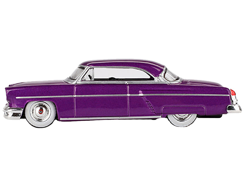 1954 Lincoln Capri Hot Rod Purple Metallic Limited Edition to 3600 pieces Worldwide 1/64 Diecast Model Car by Mini GT - image 2