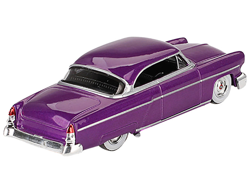 1954 Lincoln Capri Hot Rod Purple Metallic Limited Edition to 3600 pieces Worldwide 1/64 Diecast Model Car by Mini GT - image 3