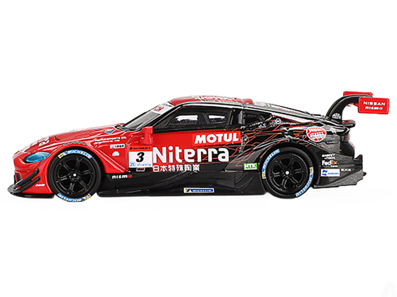 Nissan Z GT500 #3 Katsumasa Chiyo - Mitsunori Takaboshi "Niterra MOTUL Z - NDDP Racing" "Super GT Series" (2023) Limited Edition 1/64 Diecast Model Car by Mini GT - image 2