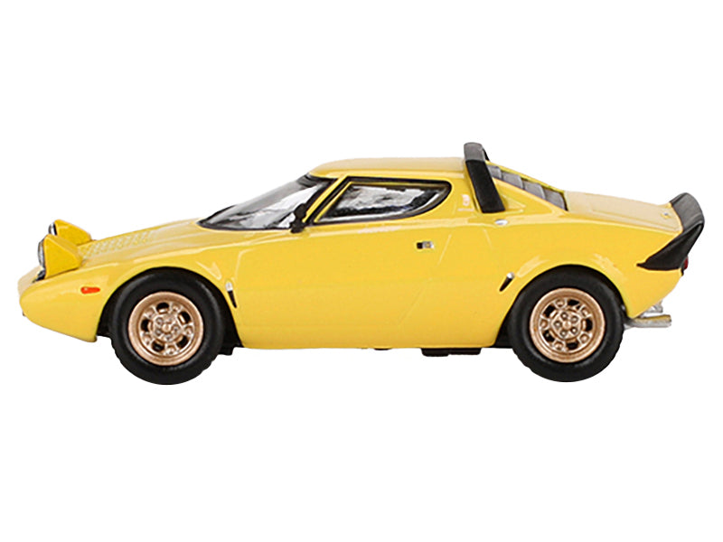 Lancia Stratos HF Stradale Giallo Fly Yellow Limited Edition to 1440 pieces Worldwide 1/64 Diecast Model Car by Mini GT - image 2