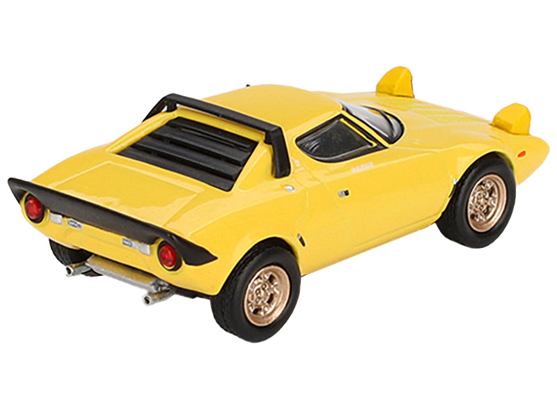 Lancia Stratos HF Stradale Giallo Fly Yellow Limited Edition to 1440 pieces Worldwide 1/64 Diecast Model Car by Mini GT - image 3