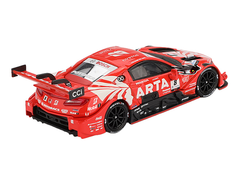 Honda NSX-GT "Type S" GT500 #8 Tomoki Nojiri - Toshiki Oyu "ARTA" "Super GT Series" (2023) Limited Edition 1/64 Diecast Model Car by Mini GT - image 3