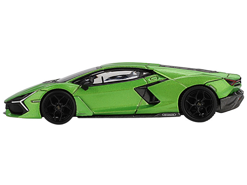 Lamborghini Revuelto Verde Selvans Green Metallic Limited Edition 1/64 Diecast Model Car by Mini GT - image 2