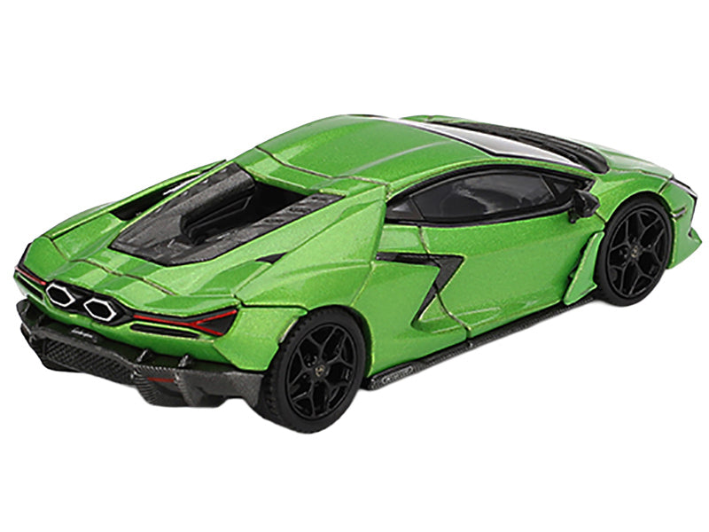 Lamborghini Revuelto Verde Selvans Green Metallic Limited Edition 1/64 Diecast Model Car by Mini GT - image 3