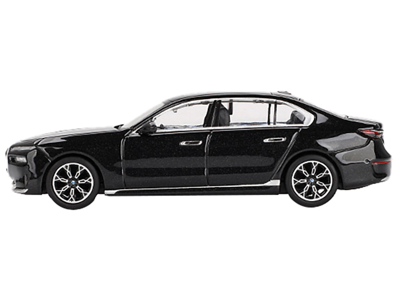 BMW i7 xDrive60 Black Sapphire Limited Edition 1/64 Diecast Model Car by Mini GT - image 2