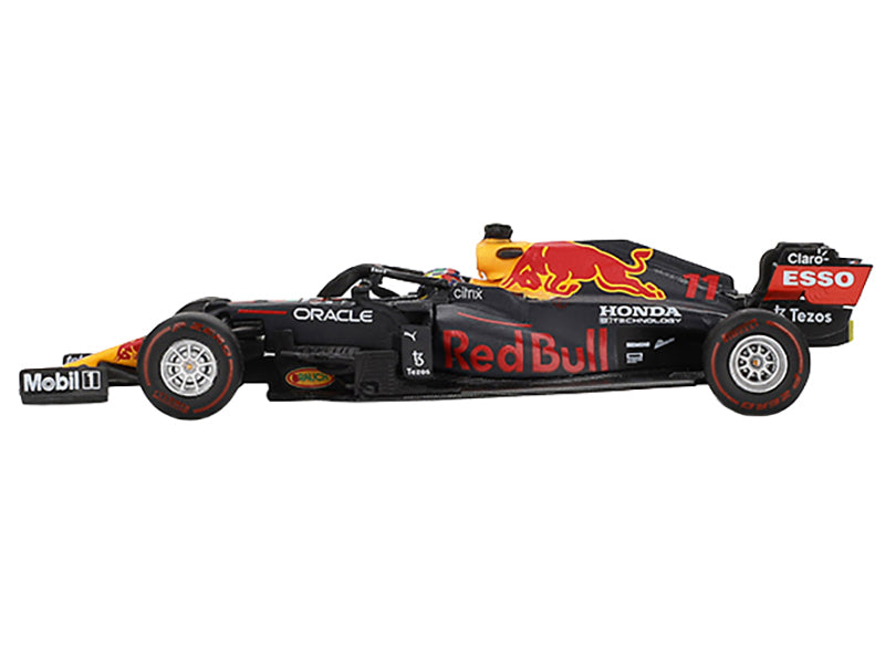 Red Bull RB16B #11 Sergio Perez Winner Formula One F1 "Azerbaijan GP" (2021) Limited Edition 1/64 Diecast Model Car by Mini GT - image 2