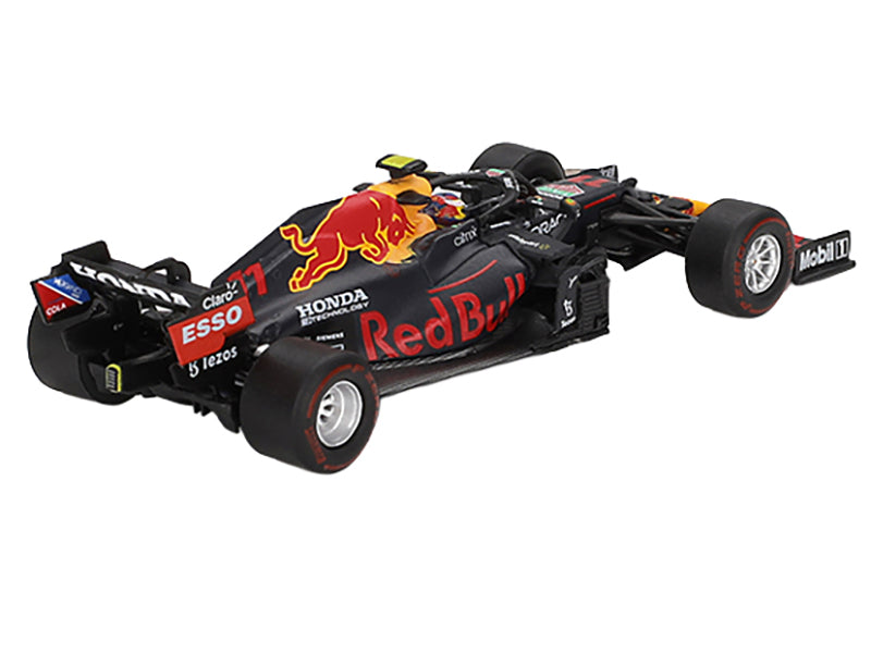 Red Bull RB16B #11 Sergio Perez Winner Formula One F1 "Azerbaijan GP" (2021) Limited Edition 1/64 Diecast Model Car by Mini GT - image 3
