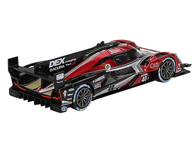 Acura ARX-06 GTP #40 Louis Deletraz - Colton Herta - Jordan Taylor "Wayne Taylor Racing with Andretti" Winner IMSA "12 Hours of Sebring" (2024) Limited Edition 1/64 Diecast Model Car by Mini GT - image 3