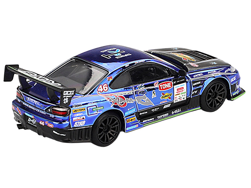 Nissan Silvia (S15) D-MAX RHD (Right Hand Drive) #46 Masao Suenaga "D-MAX Racing" "D1 Grand Prix" (2023) Limited Edition 1/64 Diecast Model Car by Mini GT - image 3