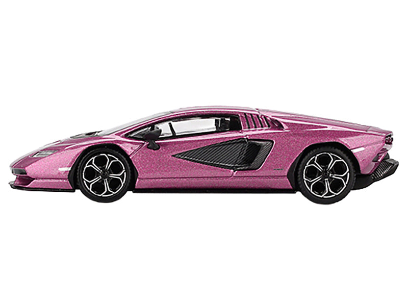 Lamborghini Countach LPI 800-4 Viola 30th Metallic Limited Edition 1/64 Diecast Model Car by Mini GT - image 2