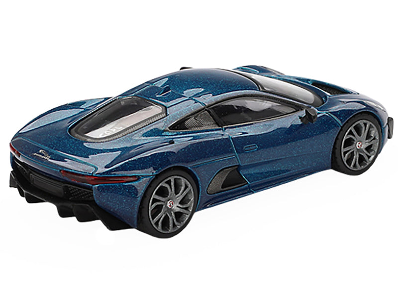 Jaguar C-X75 Blue Metallic Limited Edition 1/64 Diecast Model Car by Mini GT - image 3