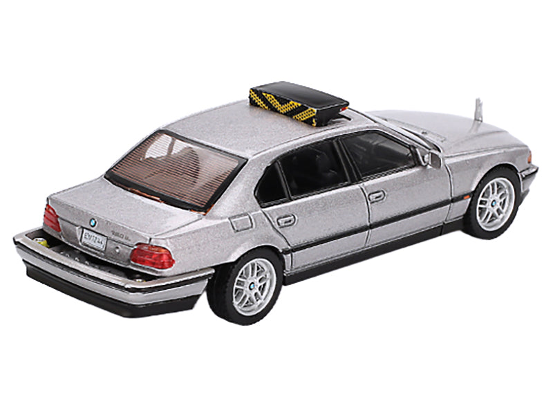 BMW 750IL Gray Metallic 007 James Bond "Tomorrow Never Dies" (1997) Movie Limited Edition 1/64 Diecast Model Car by Mini GT - image 3