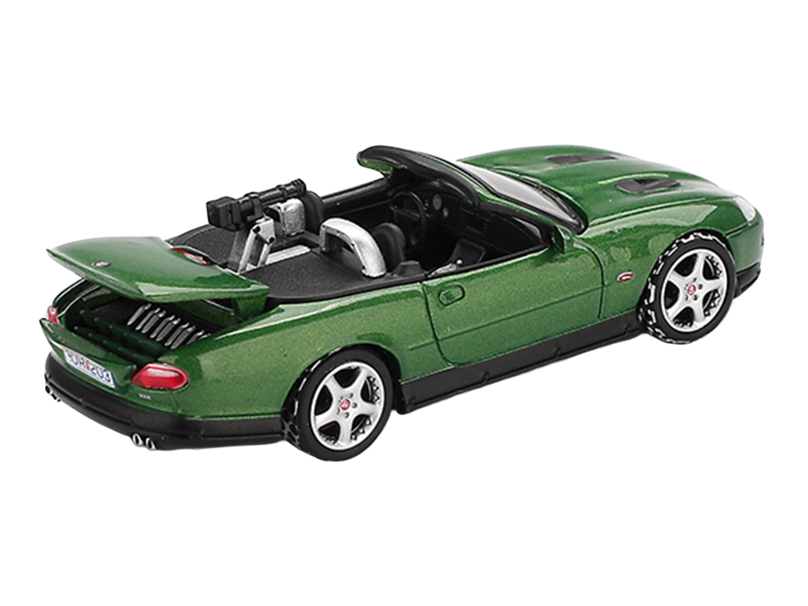 Jaguar XKR Green Metallic 007 James Bond "Die Another Day" (2002) Movie Limited Edition 1/64 Diecast Model Car by Mini GT - image 5
